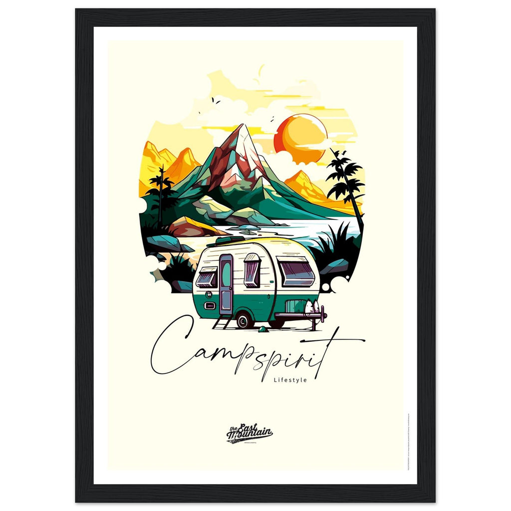 Poster aventure camping