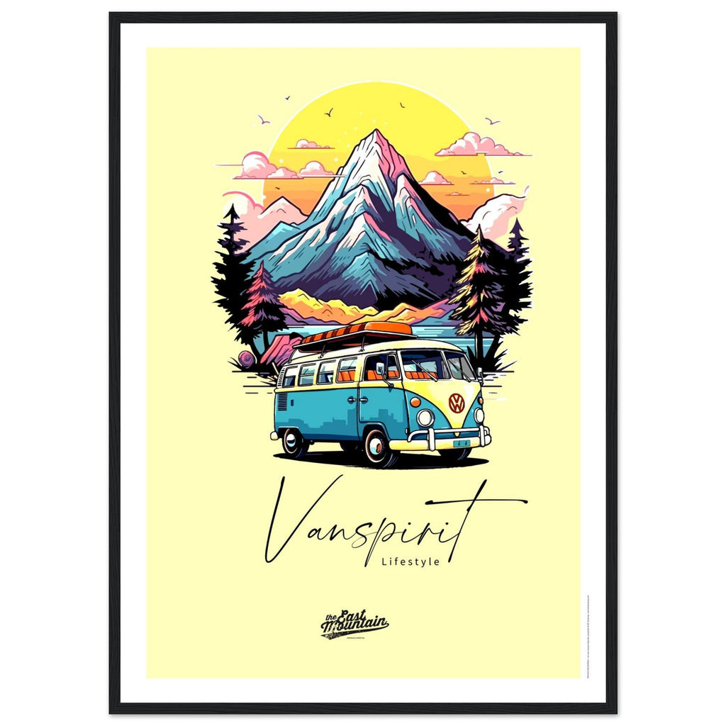 Affiche décoration baroudeur montagne